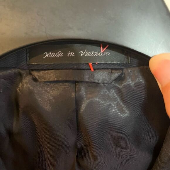 Lauren Ralph Lauren Men's Navy Blue Sport Coat Blazer Size 20R Formal - Picture 4 of 5